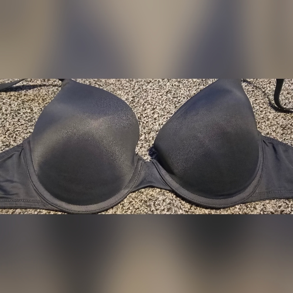 Victoria's Secret push-up bra, from Very Sexy demi line Gray satin Size 36C - Picture 6 of 8